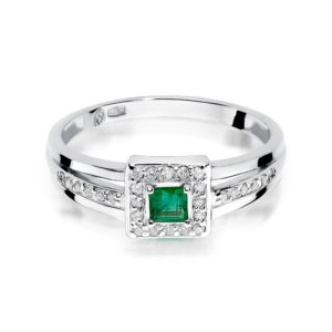 15ct białe złoto Jubiler Kraków BigDIAMOND