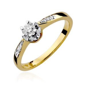 Pierścionek W291 Diament 0