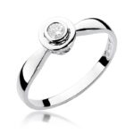 Pierścionek W294 Diament 0