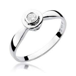 Pierścionek W294 Diament 0