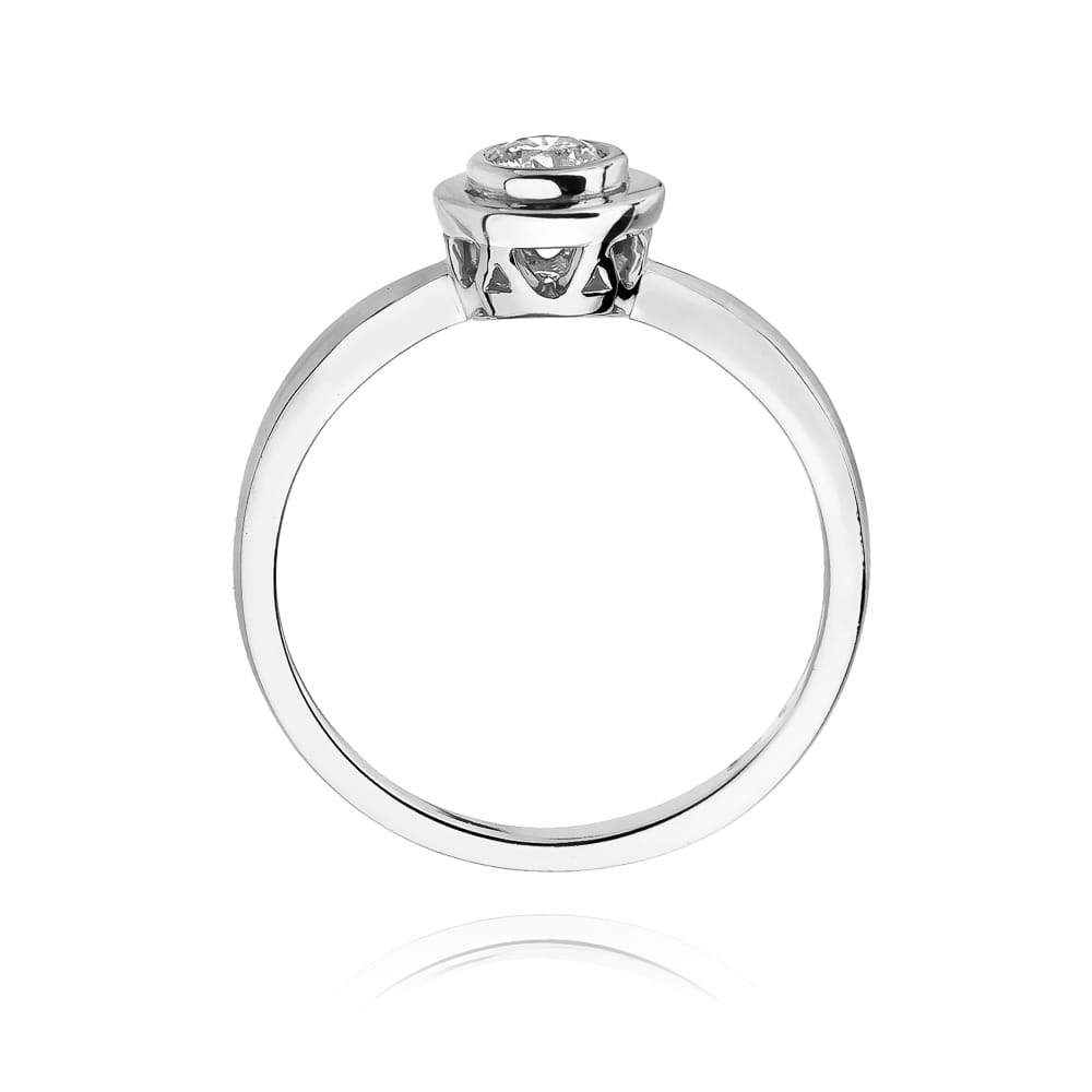 Pierścionek Diament 0,30ct białe złoto 3 Pierścionek Diament 0,30ct białe złoto - obrazek 3