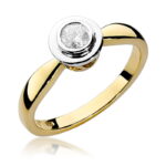 Pierścionek W294 Diament 0