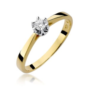 Pierścionek W295 Diament 0