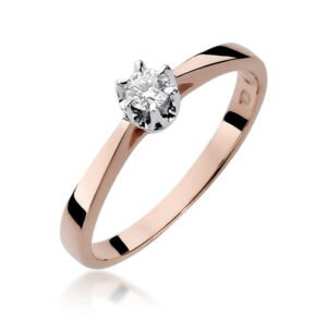 Pierścionek W295 Diament 0