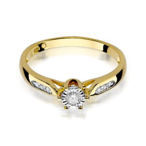 08ct żółte złoto Jubiler Kraków BigDIAMOND