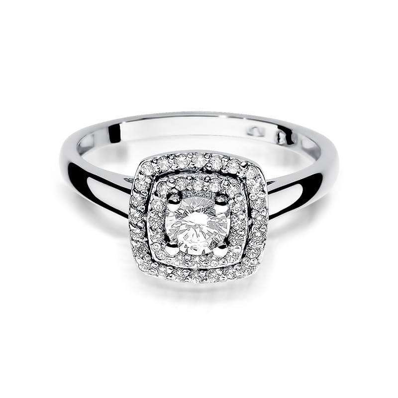 Pierścionek Diament 0,30ct białe złoto 2 30ct białe złoto Jubiler Kraków BigDIAMOND