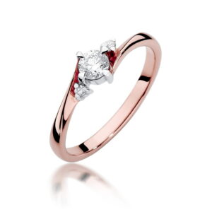 Pierścionek W346B Diament 0
