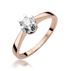 Pierścionek W408 Diament 0