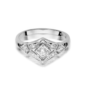 10ct białe złoto Jubiler Kraków BigDIAMOND