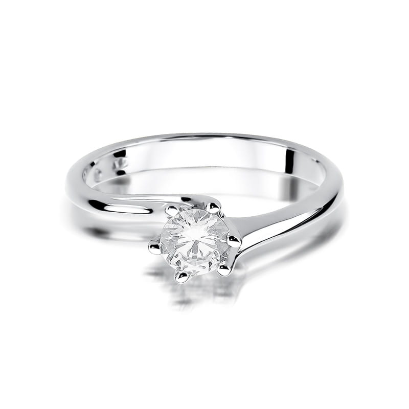 Pierścionek Diament 0,50ct białe złoto 2 50ct białe złoto Jubiler Kraków BigDIAMOND