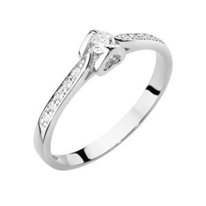 Pierścionek W435 Diament 0
