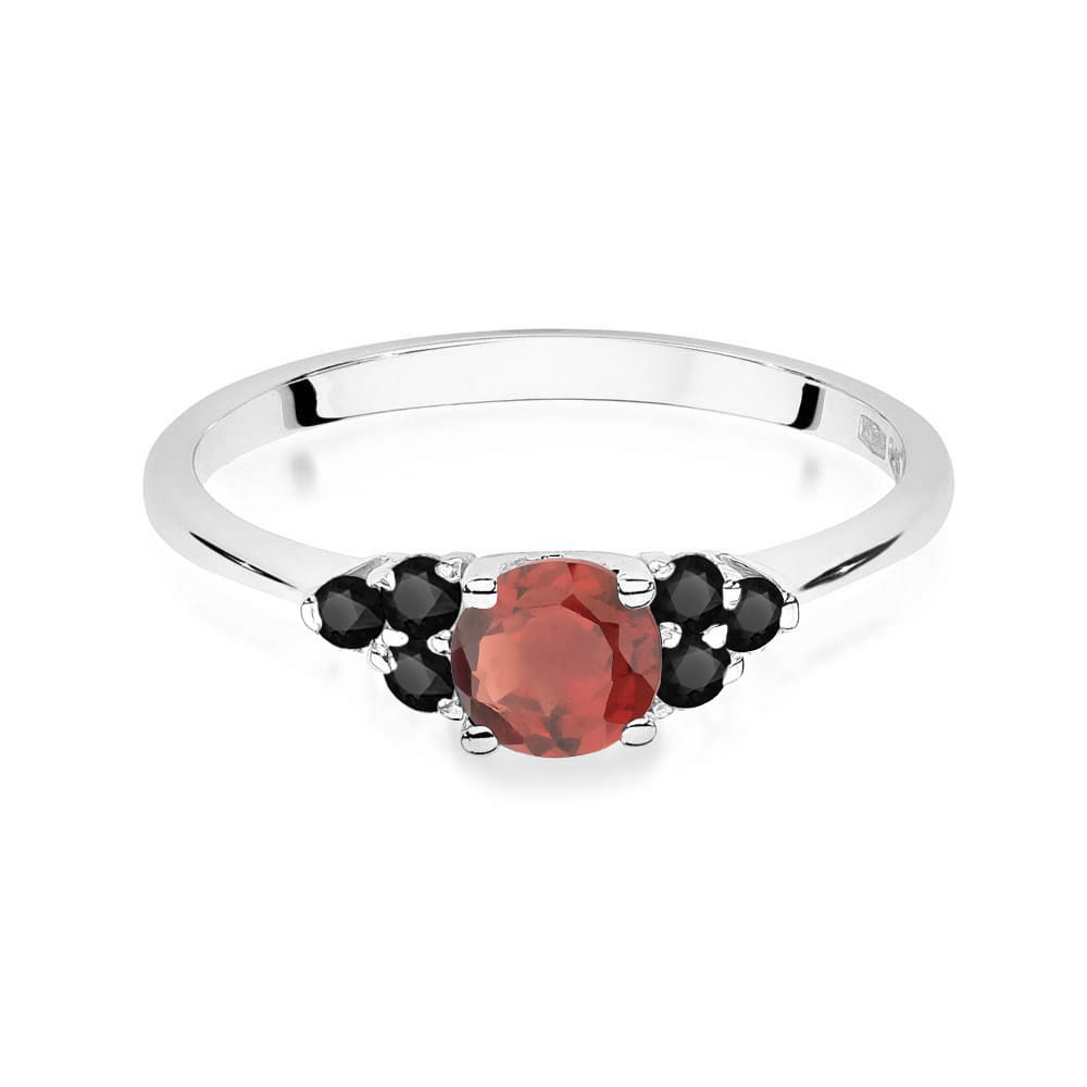 Pierścionek Granat 0,60ct białe złoto 2 60ct białe złoto Jubiler Kraków BigDIAMOND