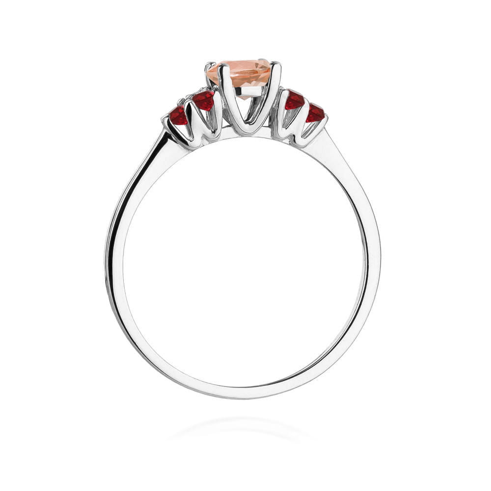 Pierścionek Morganit 0,40ct różowe złoto 3 Pierścionek Morganit 0,40ct różowe złoto - obrazek 3