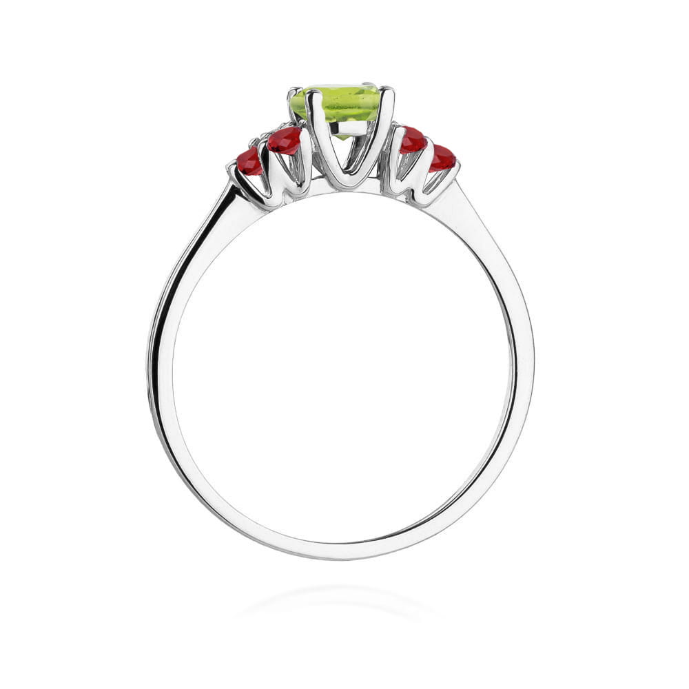 Pierścionek Oliwin 0,60ct białe złoto 3 Pierścionek Oliwin 0,60ct białe złoto - obrazek 3