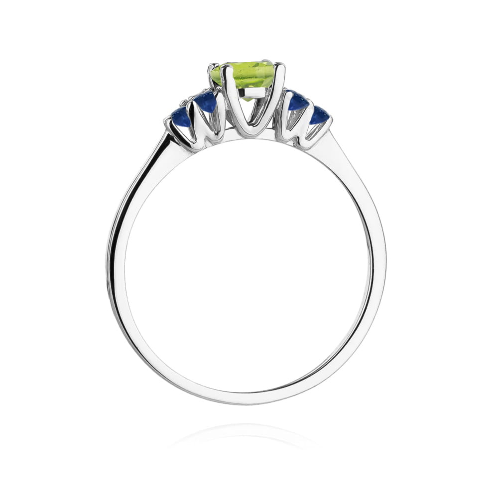 Pierścionek Oliwin 0,60ct białe złoto 3 Pierścionek Oliwin 0,60ct białe złoto - obrazek 3