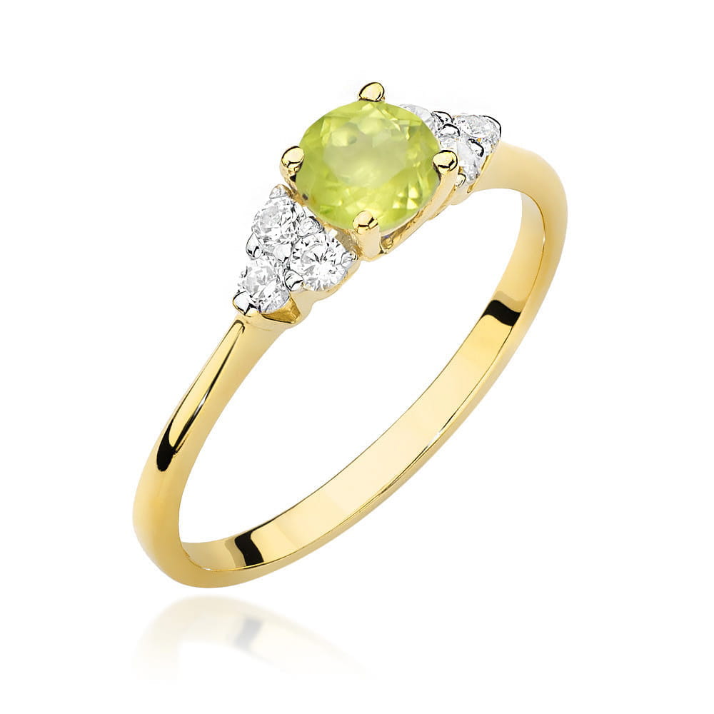 Pierścionek Oliwin 0,60ct żółte złoto 1 Pierścionek W451 Oliwin 0