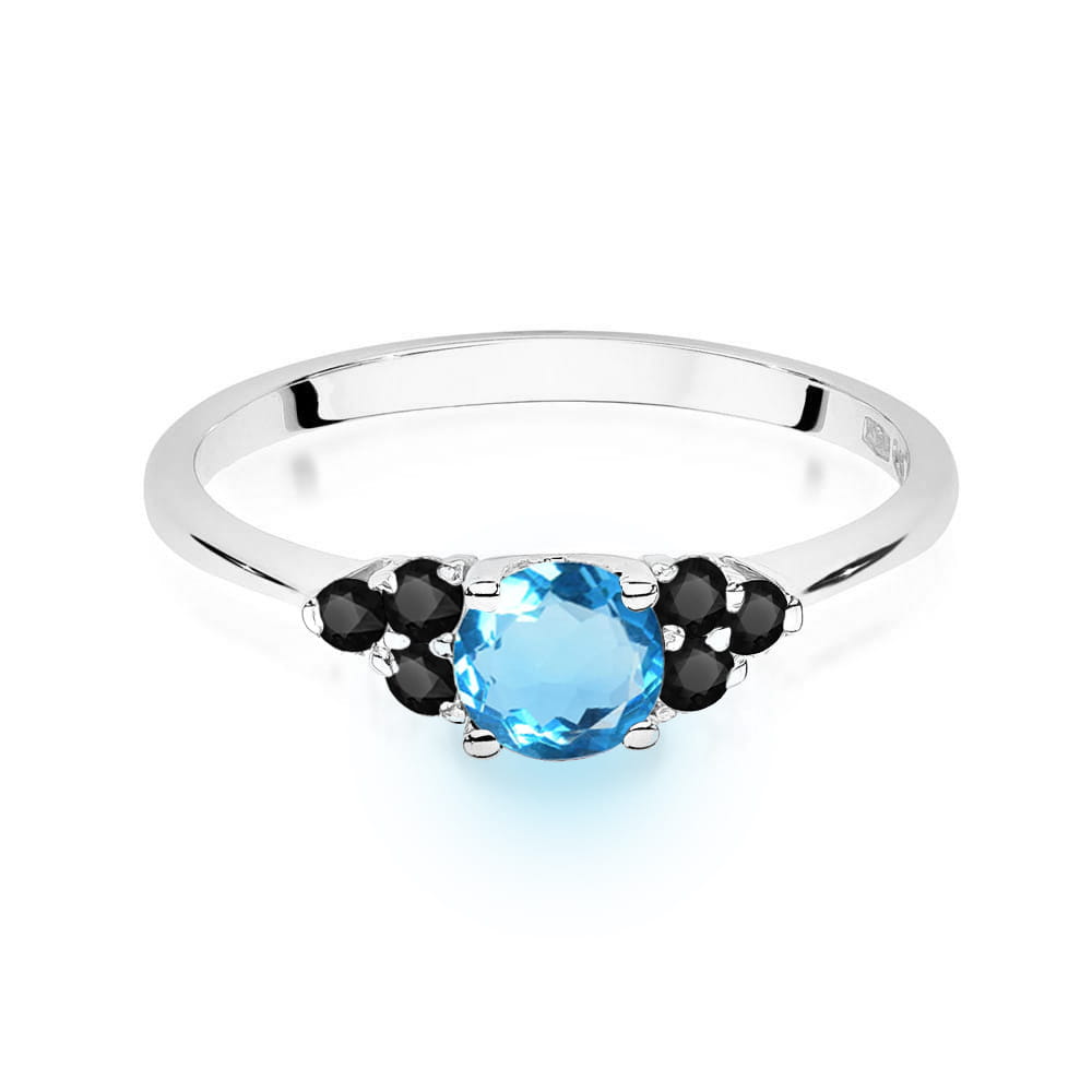 Pierścionek Topaz 0,50ct białe złoto 2 50ct białe złoto Jubiler Kraków BigDIAMOND