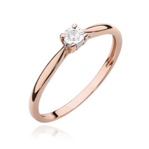 Pierścionek W461 Diament 0