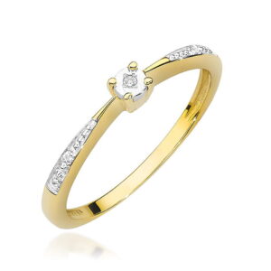Pierścionek W465 Diament 0