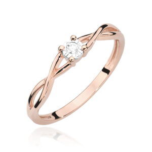 Pierścionek W470 Diament 0