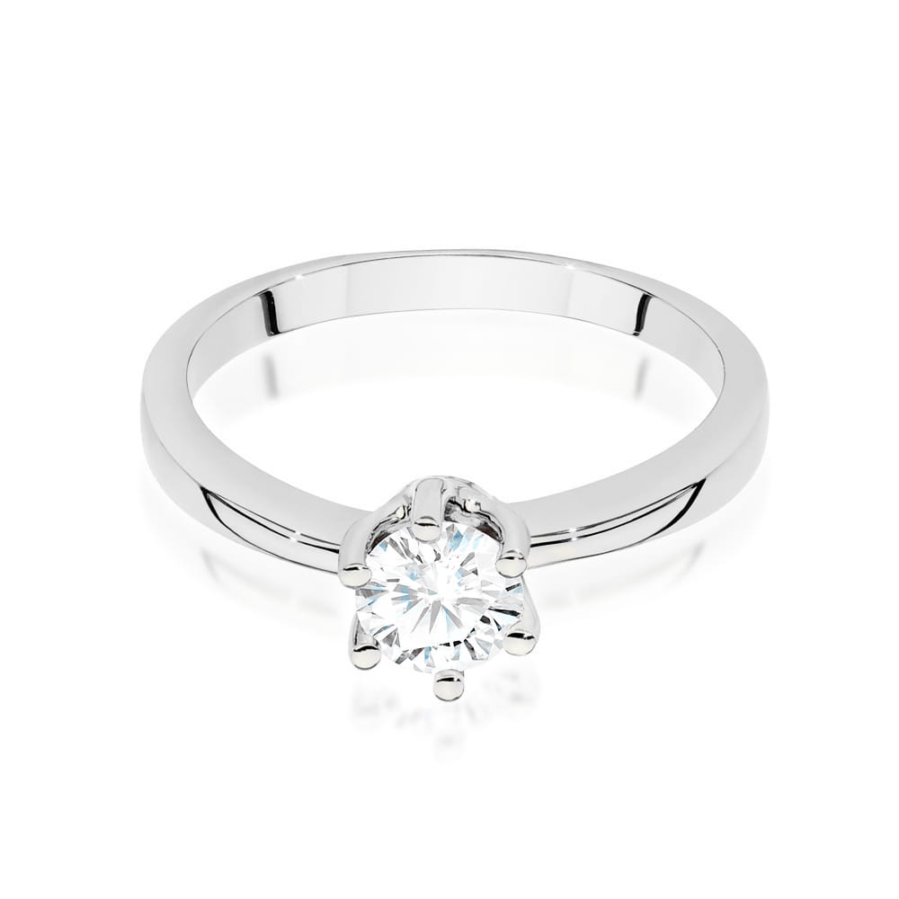Pierścionek Diament 0,50ct białe złoto 2 50ct białe złoto Jubiler Kraków BigDIAMOND