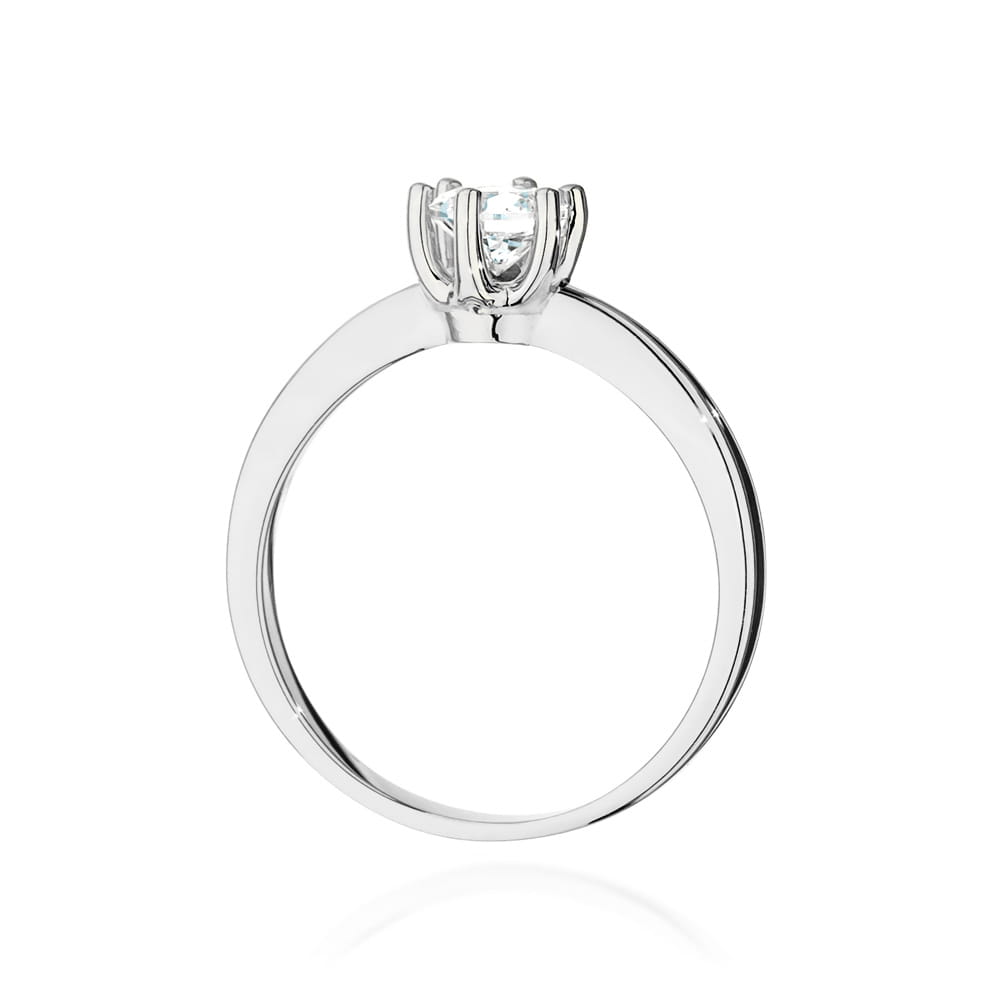 Pierścionek Diament 0,50ct białe złoto 3 Pierścionek Diament 0,50ct białe złoto - obrazek 3
