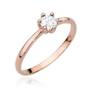 Pierścionek W496 Diament 0