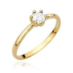 Pierścionek W496 Diament 0