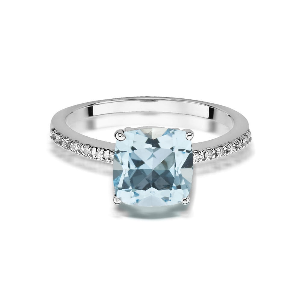 Pierścionek Topaz 2,00ct białe złoto 2 00ct białe złoto Jubiler Kraków BigDIAMOND