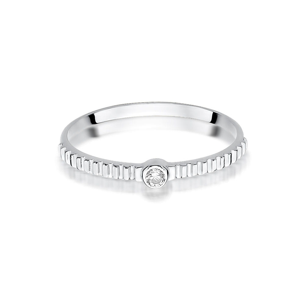 Pierścionek Diament 0,04ct białe złoto 2 04ct białe złoto Jubiler Kraków BigDIAMOND