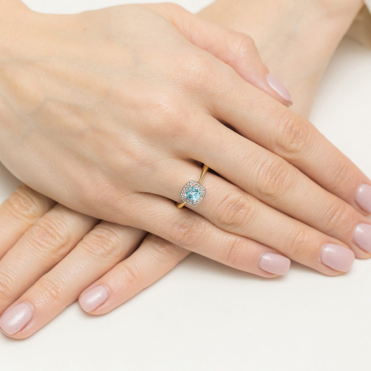 Pierścionek Topaz 0,70ct żółte złoto 4 Pierścionek Topaz 0,70ct żółte złoto - obrazek 4