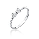 Pierścionek W523 z diamentami białe złoto Jubiler Kraków BigDIAMOND