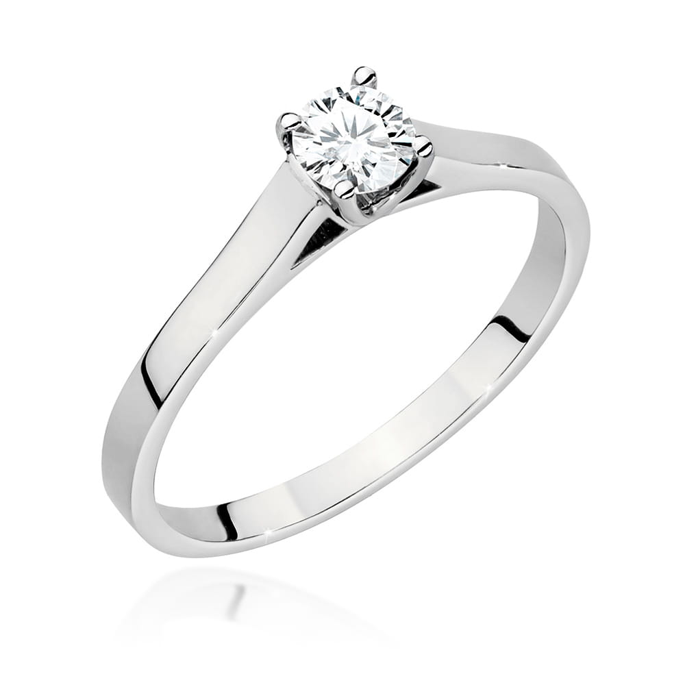 Pierścionek Diament 0,40ct białe złoto 1 Pierścionek W526 Diament 0