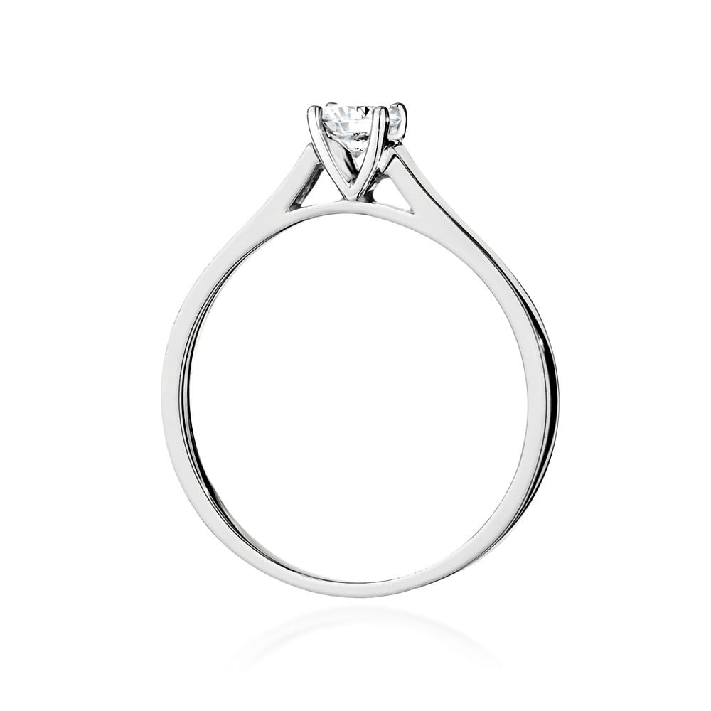 Pierścionek Diament 0,50ct białe złoto 3 Pierścionek Diament 0,50ct białe złoto - obrazek 3