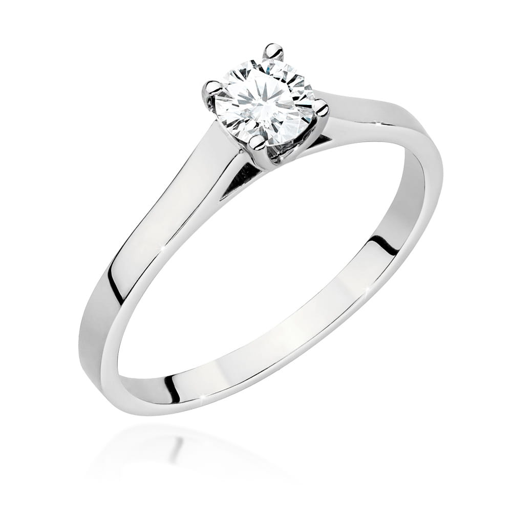 Pierścionek Diament 0,50ct białe złoto 1 Pierścionek W526 Diament 0