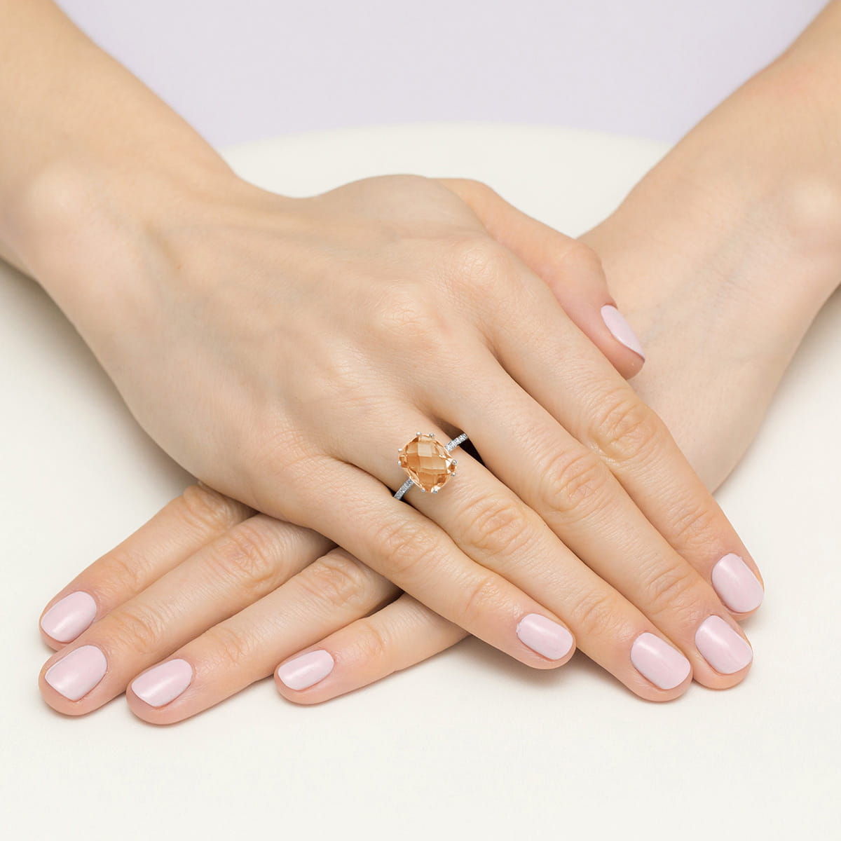 Pierścionek Morganit 2,80ct żółte złoto 4 Pierścionek Morganit 2,80ct żółte złoto - obrazek 4