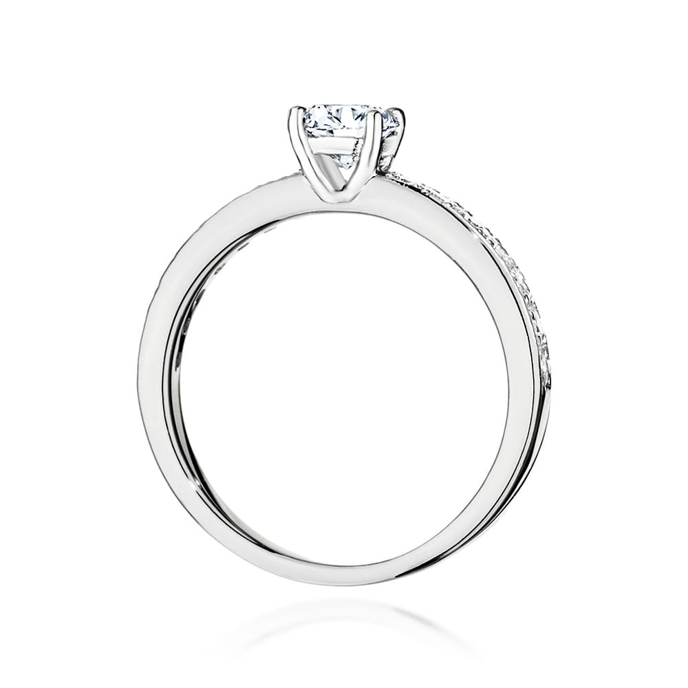 Pierścionek Diament 0,50ct białe złoto 3 Pierścionek Diament 0,50ct białe złoto - obrazek 3