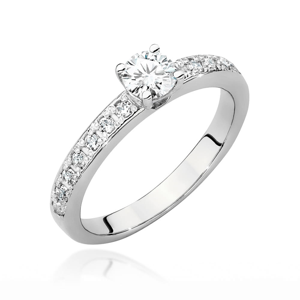 Pierścionek Diament 0,50ct białe złoto 1 Pierścionek W534 Diament 0