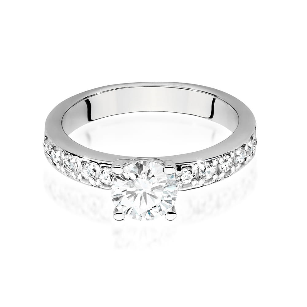 Pierścionek Diament 0,70ct białe złoto 2 70ct białe złoto Jubiler Kraków BigDIAMOND