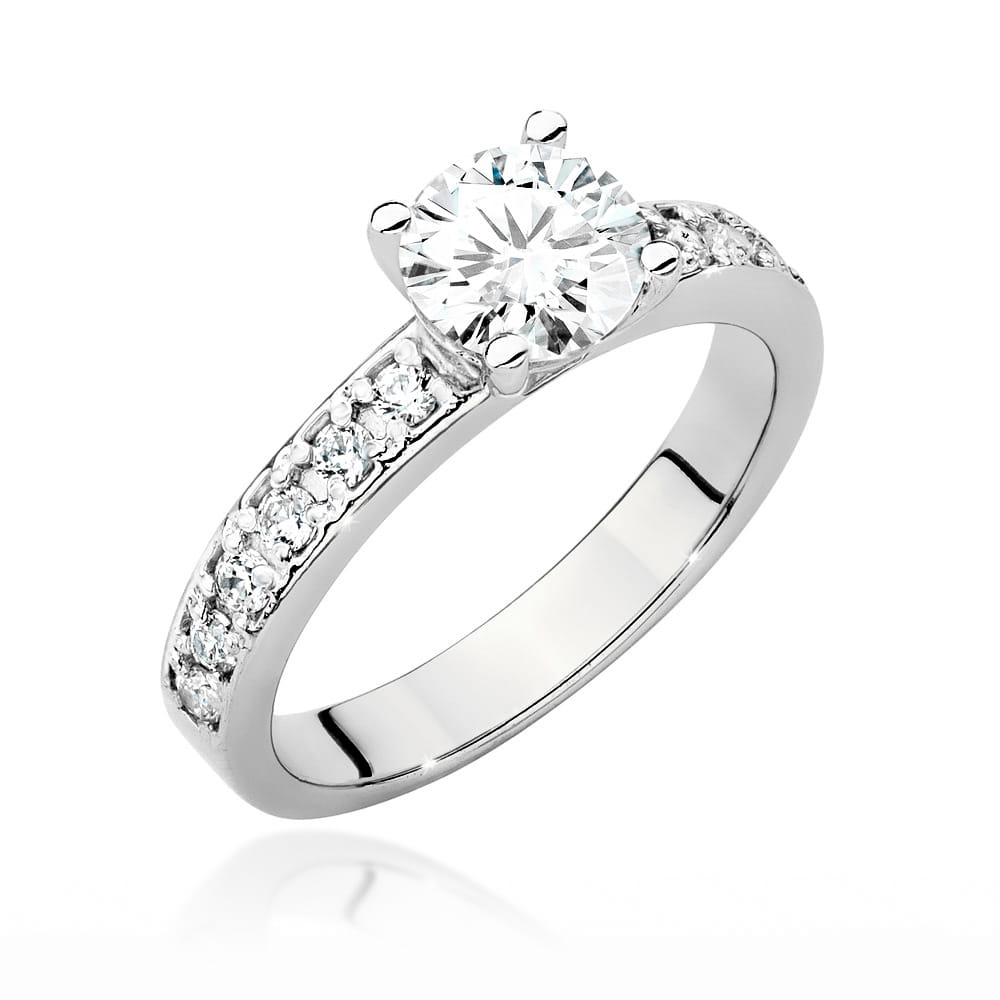 Pierścionek Diament 1,00ct białe złoto 1 Pierścionek W534 Diament 1