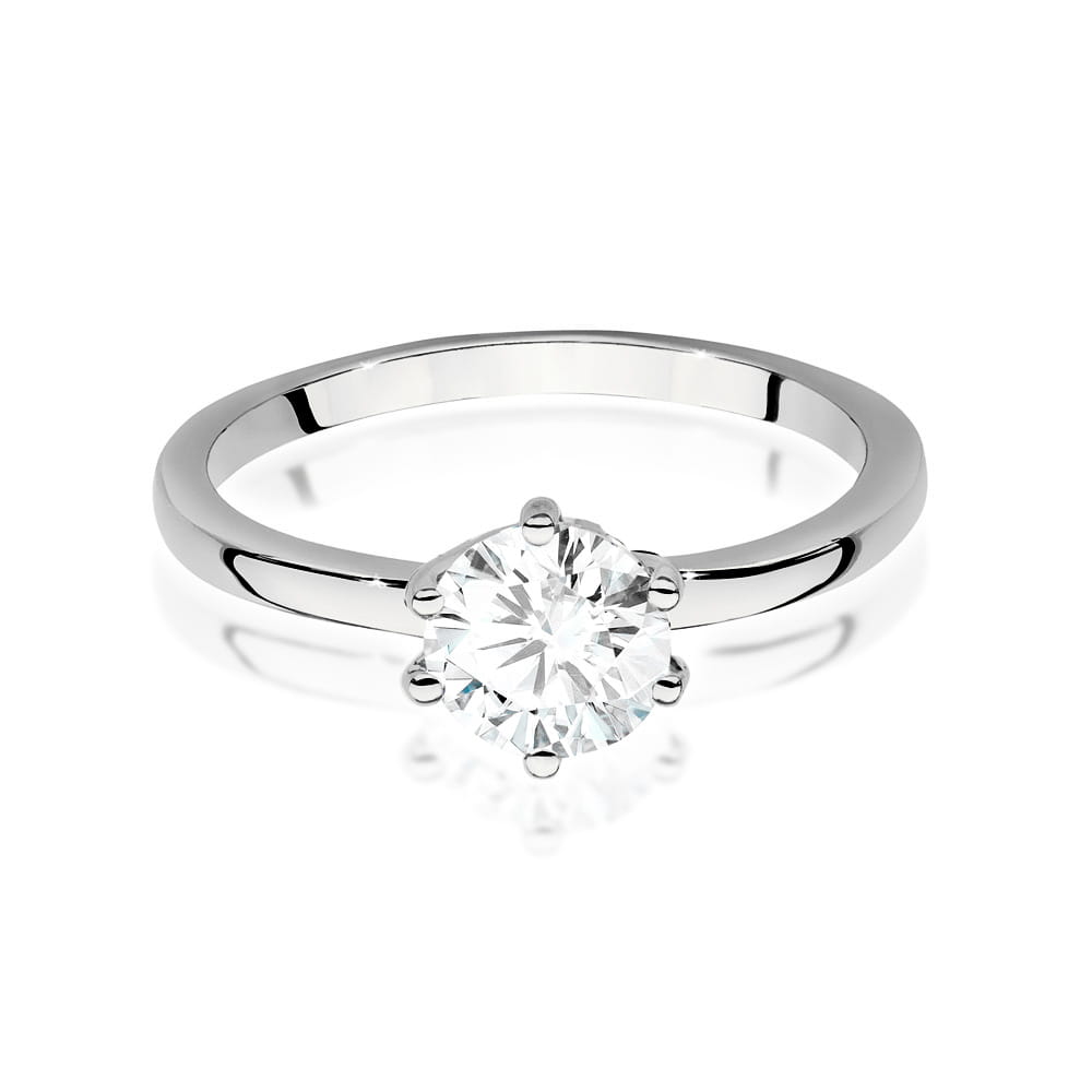 Pierścionek Diament 1,00ct białe złoto 2 00ct białe złoto Jubiler Kraków BigDIAMOND