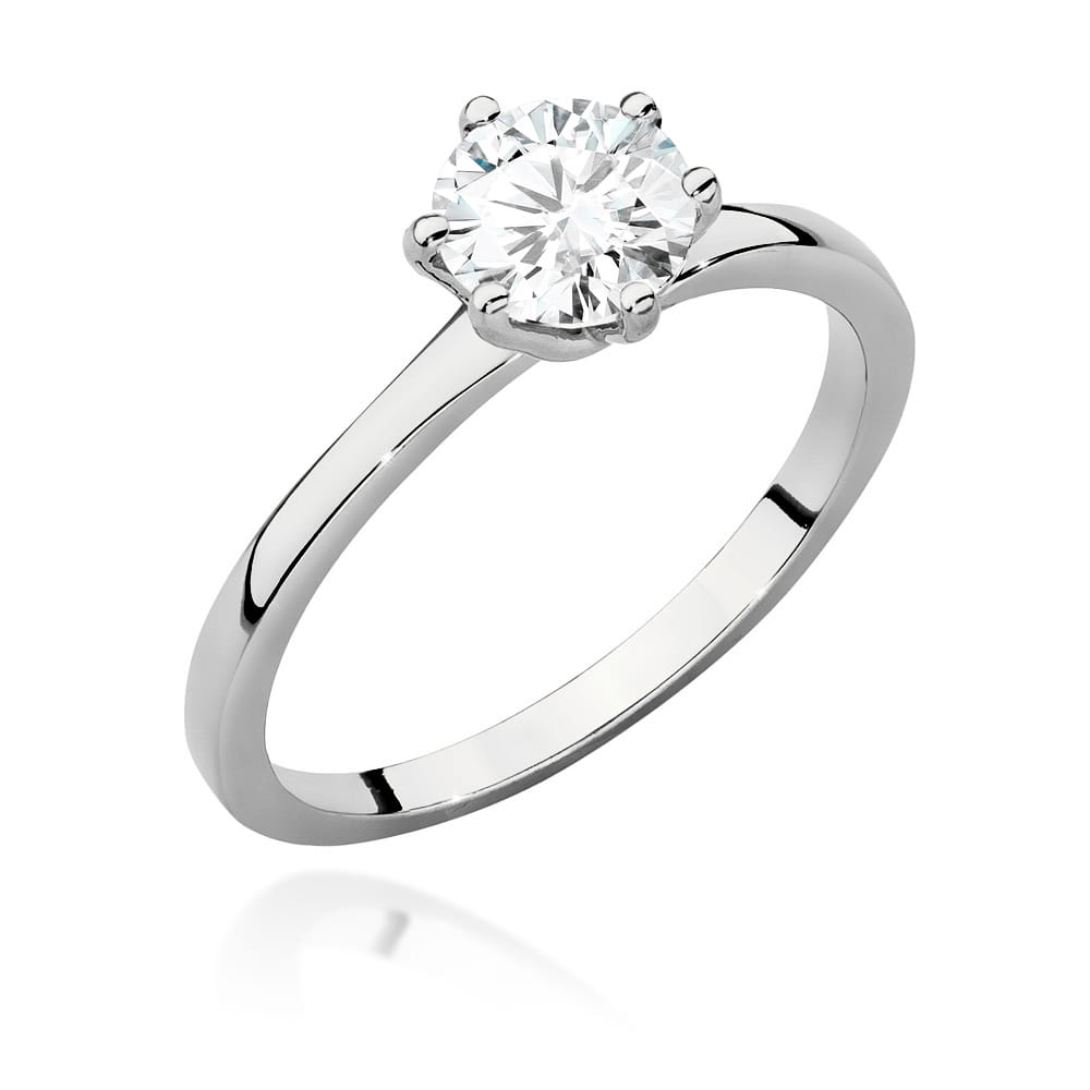 Pierścionek Diament 1,00ct białe złoto 1 Pierścionek W535 Diament 1