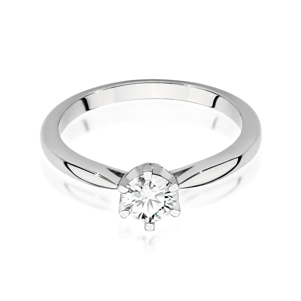 Pierścionek Diament 0,40ct białe złoto 2 40ct białe złoto Jubiler Kraków BigDIAMOND