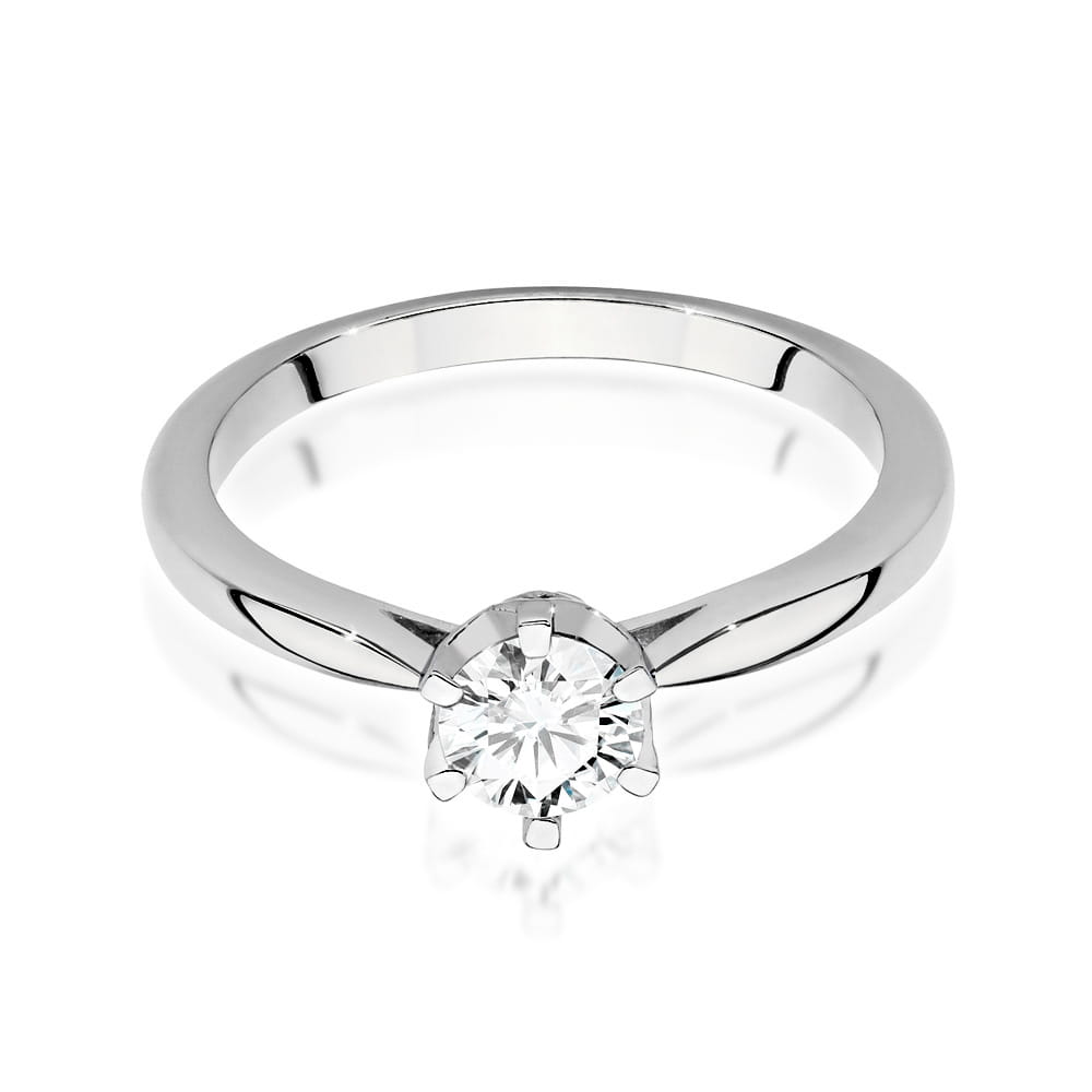 Pierścionek Diament 0,50ct białe złoto 2 50ct białe złoto Jubiler Kraków BigDIAMOND