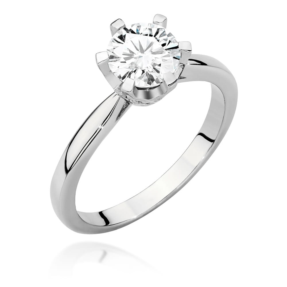 Pierścionek Diament 1,00ct białe złoto 1 Pierścionek W539 Diament 1