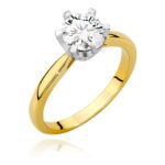 Pierścionek W539 Diament 1