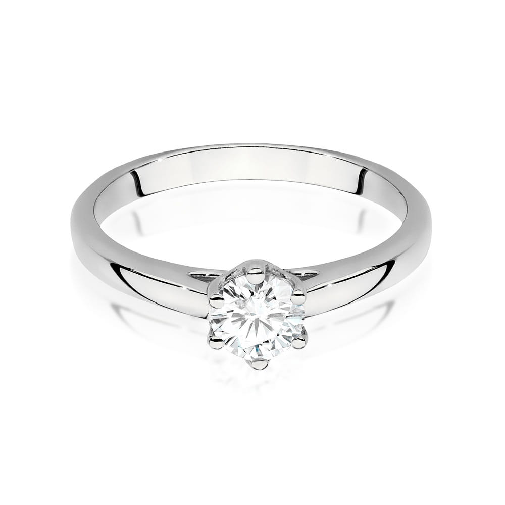 Pierścionek Diament 0,50ct białe złoto 2 50ct białe złoto Jubiler Kraków BigDIAMOND