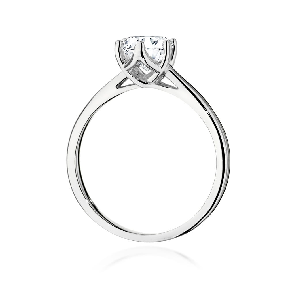 Pierścionek Diament 1,00ct białe złoto 3 Pierścionek Diament 1,00ct białe złoto - obrazek 3