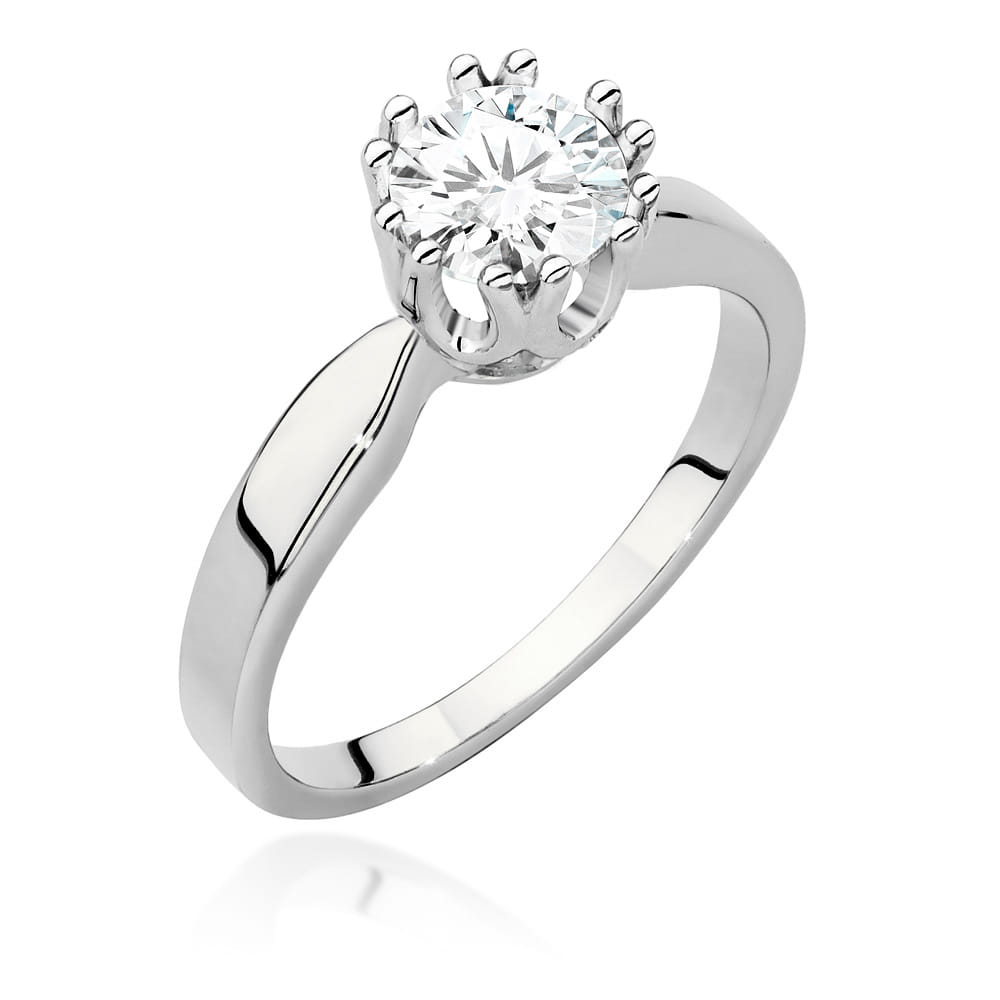 Pierścionek Diament 0,70ct białe złoto 1 Pierścionek W541 Diament 0