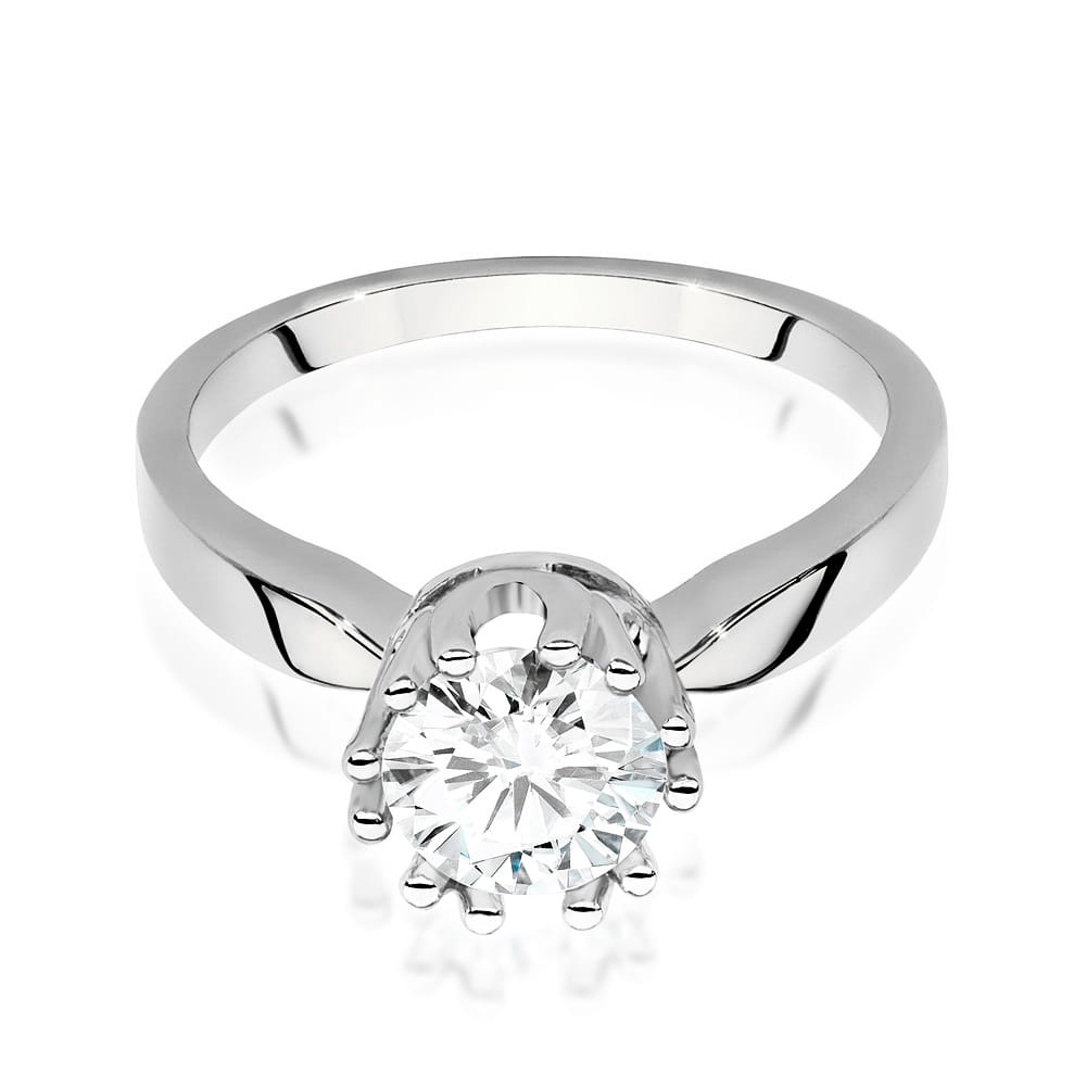 Pierścionek Diament 1,00ct białe złoto 2 00ct białe złoto Jubiler Kraków BigDIAMOND